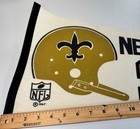 Vintage New Orleans Saints Pennant 30    X 12    Single Bar Helmet Nfl 1967