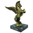 Greek Mythology Pegasus Winged Horse - Metal Statue Figure Bronze Color 4 33 In 