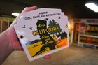 Keep California Green Porcelain Metal Plate Topper Sign Forest Smokie Bear Deer