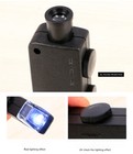 60x - 100x Zoom Led Lighted Mini Microscope For Jewelers Loupe Magnifying Glass