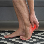 Hard Plastic Heel Cups Athletic Protectors For Plantar Fasciitis - 1 Pair New