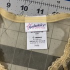Vtg Fredericks Of Hollywood Chiffon Top Size L Yellow Sheer Babydoll Lace