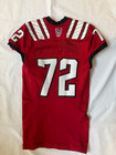 2022 Nc State Wolfpack Game Used Football Jersey Home Red  72 Adidas 2xl