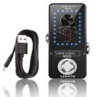 Lekato Electric Guitar Bass Effects Pedal Looper Station 9 Loop 40mins Tuner 