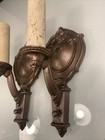 Vintage Riddle Co  Design Light Fixture Sconces  Pair  888
