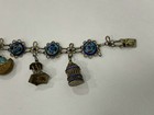 Vintage Antique Chinese Export Silver Enamel Charm Bracelet