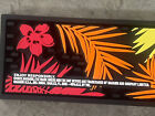 Rare Multicolor Tropical Bacardi Bar Mat 22 5 x3 25  Qty 2