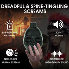    ow    Screaming Black Skull Whistle  Aztec Death Whistle  Gift Idea