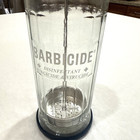 Barbicide Disinfectant Glass Jar King Research Inc Lg 11 5  Tall  Vintage Barber
