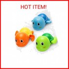 Bath Toys  Cute Swimming Turtle Baby Bath Toys For Toddler 1-3  Water Pool Float