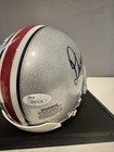Dwayne Haskins Autographed Mini Helmet Ohio State Buckeyes Jsa Coa  W display