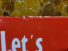 Vintage Coca Cola Porcelain Sign 1959 Soda Pop Beverage Coke School Zone Guard