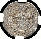 Colonial Spain  Ferdinand And Isabella  1474-1504 Silver Real  Seville  Ngc Xf40