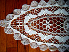 Antique Table Runner Bobbin Lace Combo Torchon  cluny Design Butterflys Oval 32 