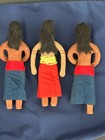 Three Vintage Mojave Indian Pottery Figures By Elmer Gates 8 5-9  Tall