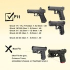 Owb Holster For Glock 44 45 17 19 19x 31 32 Gen5-1 Glock 22 23 Gen3 4 9mm Holder