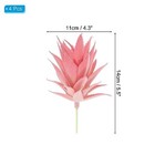 Small Artificial Succulents Plants 4 Pack Unpotted Faux Succulent Picks Fake    