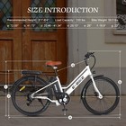 2025 E-bike 26   For Adults Electric Bike City Cruiser Bicycle Commuter Ebike Us