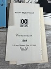 Nicolet High School Yearbook 1988 Glendale  Wisconsin   Graduation Pamphlets