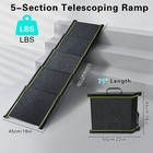Large Dog Ramp For High Suv   Truck  Portable Non-slip Dog Ramp For Car 440lbs