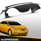 Dashboard Dash Cover Cap Overlay Black Fit For Hyundai Sonata 2011-2014