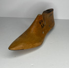 Vintage Leader Wooden Shoe Form Mold Cobbler Rustic Primitive 6 5 Aa Jane