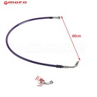 Red Front Upper Brake Line W abs Master Cylinder Kit For Softail Breakout Fxbr