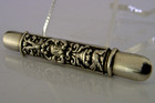 Victorian Sterling Silver Needle Case 1896 Needlework Sewing Antique
