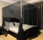 Mosquito Net Canopy Dome Fly Insect Protect Small Queen Bed Netting Mesh Curtain
