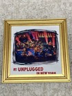 Rare Nirvana Mtv Unplugged 15  X 15    Vtg Framed Canvas Promo Poster Kurt Cobain