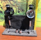 Pair Horse Drawn 12 Volt Carriage Lamps Stainless Pony Size   Heavy Duty Mounts
