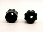 2 Pack 1  Vinyl  rubber  Round End Cap Cover Pipe Plastic Tube Hub Cap Tubing 