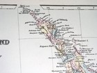 1891 Original Antique Map Of New Zealand