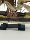 Vintage Flying Dutchman Wooden Sailing Ship Model Nautical Decor 14    Display