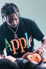 Vintage 90s Apple Rainbow Spellout Travis Scott Shirt Sz 2xl Thrashed Rare