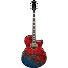Ibanez Us 250th Anniv Le Acoustic-electric Guitar  Poplar Burl Top  America 250