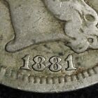 1881 88 Rpd Three Cent Nickel Piece Fine E114 Wzp