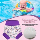 Reusable Swim Diapers 3pcs Comfortable Waterproof Baby Swim Diapers For Boys    