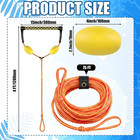 75ft Wakeboard Rope With Handle And Floats