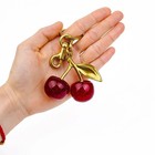 Keychain Cherry Bag Charms Purse   key Chains Women Cute  red Apple