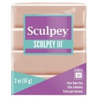 Sculpey Iii Polymer Oven-bake Clay  Beige  Non Toxic  2 Oz  Bar  Great For Mo   