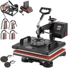 15 x12  8 In 1 Combo T-shirt Heat Press Transfer Machine Sublimation Swing Away