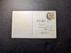 1927 Palestine Eef Overprint Postcard Cover Jaffa To Epson Surrey England