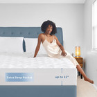 Queen Mattress Pad Cover  Cotton Mattress Cover Hypoallergenic  Extra Deep Pocke