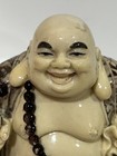 Vintage Japanese Laughing Buddha Figure  6 Inch Signed