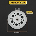 500pcs Plastic Washers For Foam Board Fasteners 45mm 1 77inch White