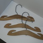 9 Vintage Henry Hanger Company Hooked Wood Hangers