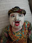 Vintage Large Hand-carved Wood Southeast Asian Marionette Puppet Burmese 24 