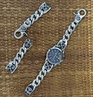 925 Silver Watch Band Men   s Chain Bracelet Style Luxury Chain Watch Strap