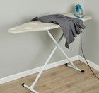 Full   size T   leg Ironing Board       Adjustable Height  Steel Frame  Thick Padded